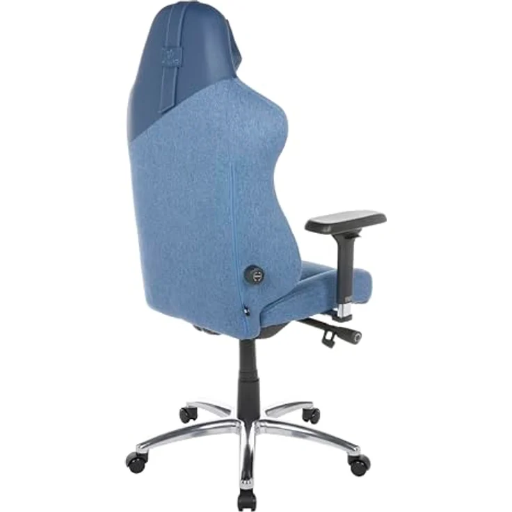 HIVAR Skylar Ocean Silver | Ergonomischer Gaming Stuhl Bürostuhl, Lordosenstütze, Synchronmechanik, 4D Armlehnen | bis 110 kg – Bild 5