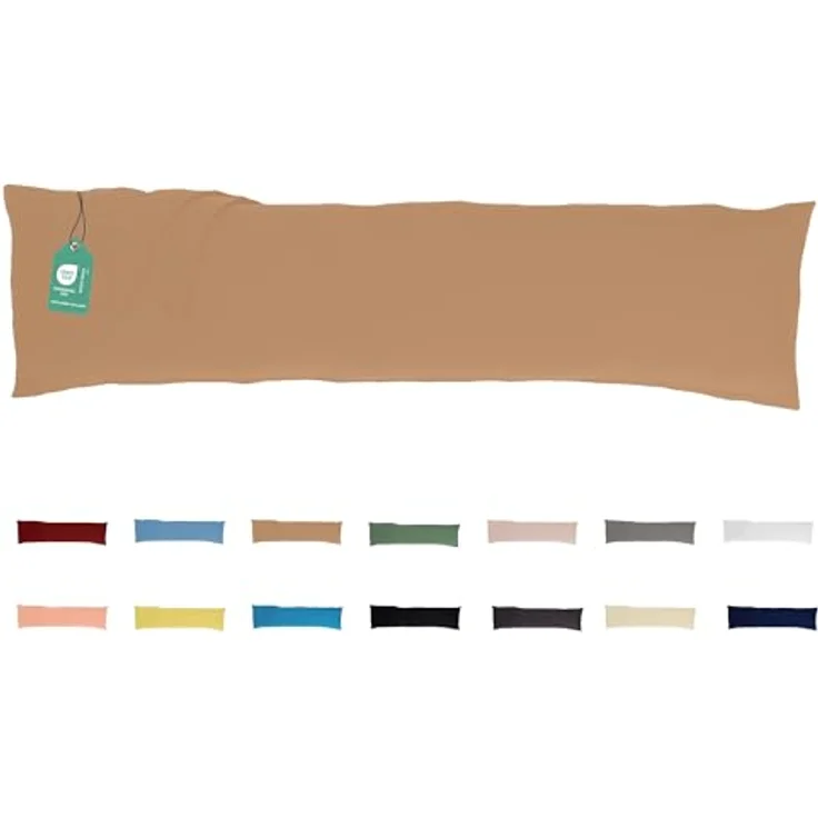 livessa Seitenschläferkissen mit bezug 40x145 cm - Schwangersschaftskissen - Schlafkissen, Kissen mit Bezug, Seitenschläferkissen : 100% Mikrofaser, Kissenbezug: 100% Baumwolle, Stillkissen mit Kissenbezug – Bild 3