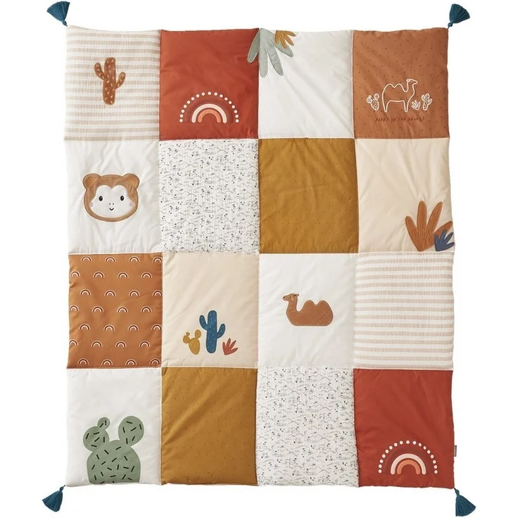 Babydecke Baby Spieldecke/ Laufstalleinlage WILD SAHARA, vertbaudet – Bild 5