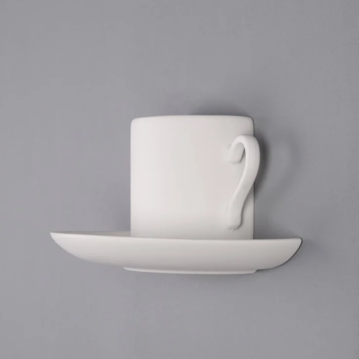 Lindby Wandleuchte Pocillo, Gips Weiß IP20, 1 x 8 W – Bild 5