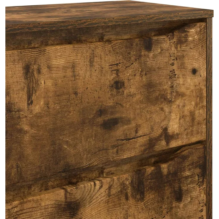 vidaXL Stauraumschränke 80 x 48 x 105 cm Holzwerkstoff Räuchereiche 3406230 – Bild 12