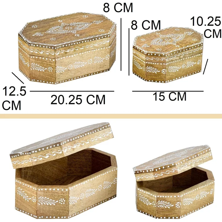Marrakesch Orient & Mediterran Interior Schmuckkasten Schmuckdose, Schatulle, Box Hajdar – Bild 3