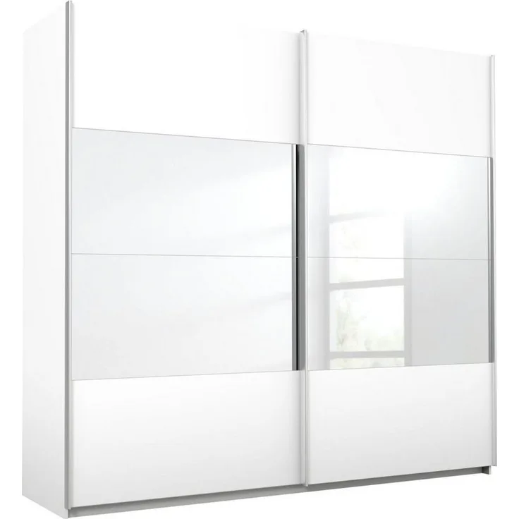 rauch Schwebetürenschrank Quadra mit Spiegelelementen