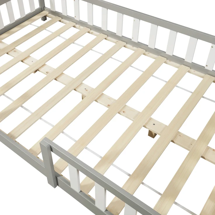 Hausbett Sisimiut 120x200 cm Hellgrau / Weiß [en. casa] – Bild 6
