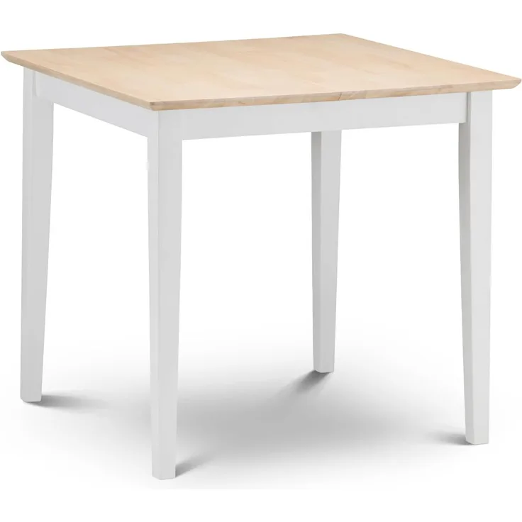 Julian Bowen Rufford Esstisch, ausziehbar, elfenbeinfarben und natürlich