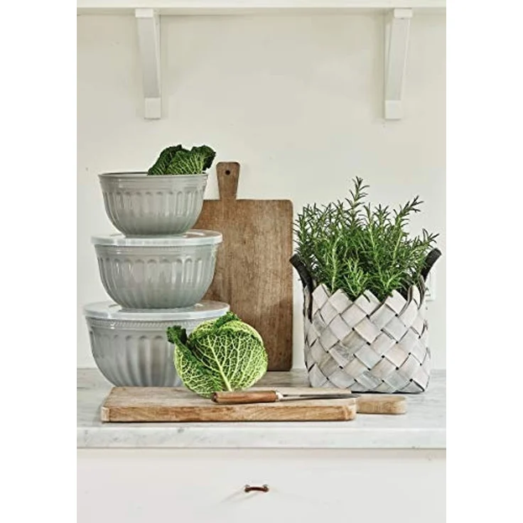 Greengate Schüssel Alice Schüssel mit Deckel grey Set3, (Schüsseln & Schalen) – Bild 2