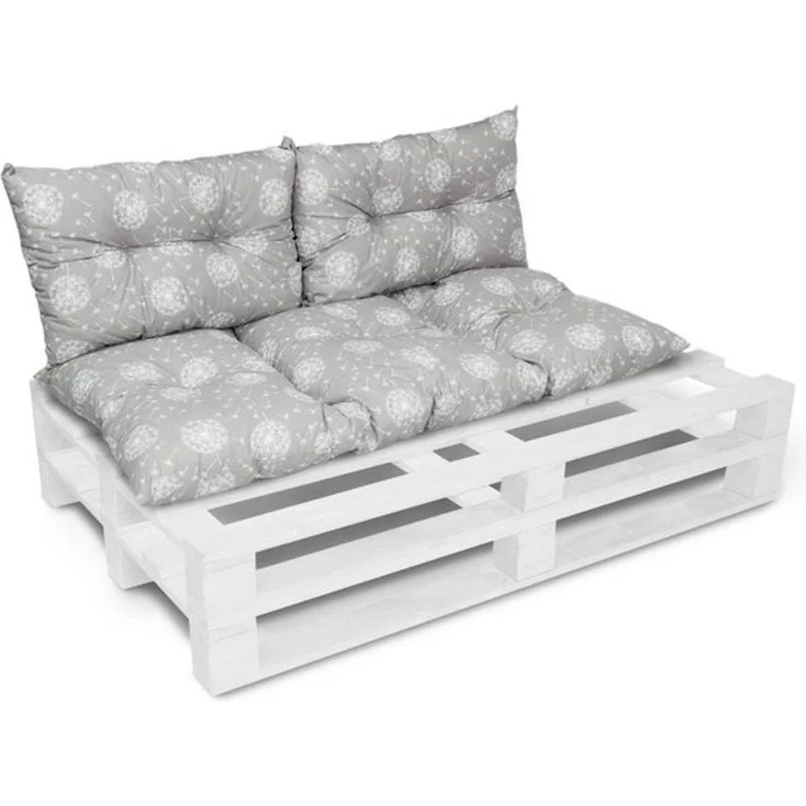 Amilian Stuhlkissen - Bankauflage - Gartenbankauflage - 60x120cm + 2 x 40x60cm, 3er Set - Gartenbankauflage - Pallettensitzkissen - Bankkissen – Bild 4