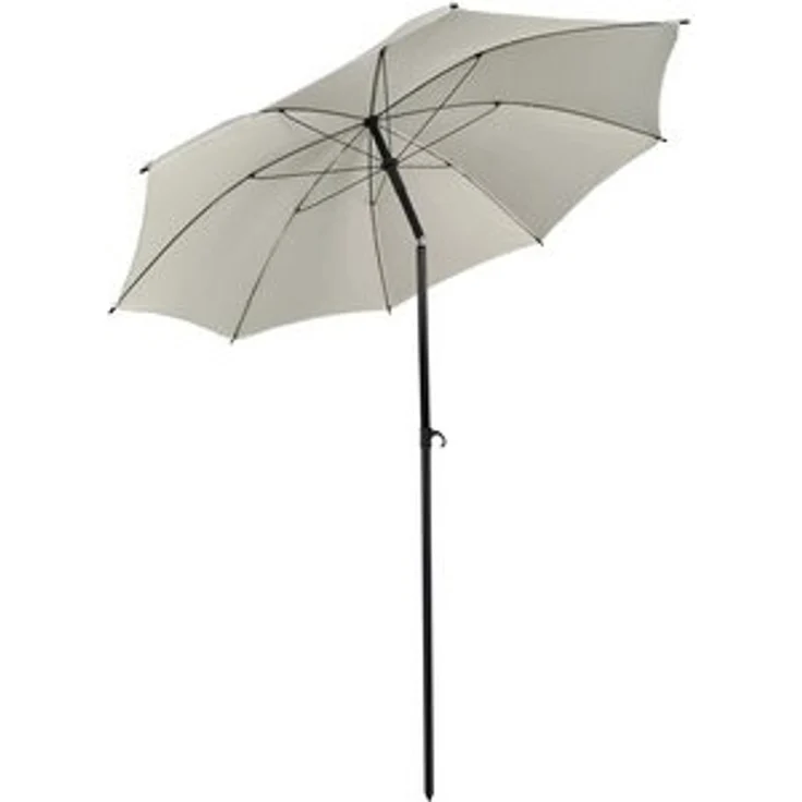VCM Sonnenschirm rund 917585 Beige H. 190 x 180 x T. 180 cm – Bild 6