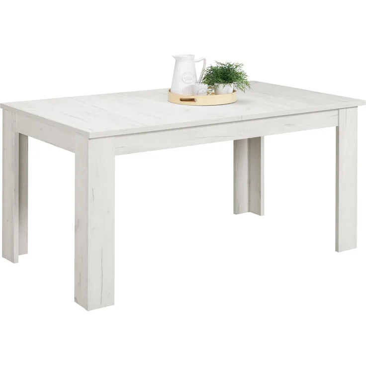Esstisch mit 4 Stühlen Set Essgruppe Samt Polsterstühle Grau Küchentisch Modern Holz Shabby Weiß 160x90 cm Esszimmertisch Massiv – Bild 10