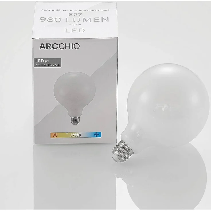 Arcchio LED-Leuchtmittel E27 8W LED, E27, warmweiß – Bild 8