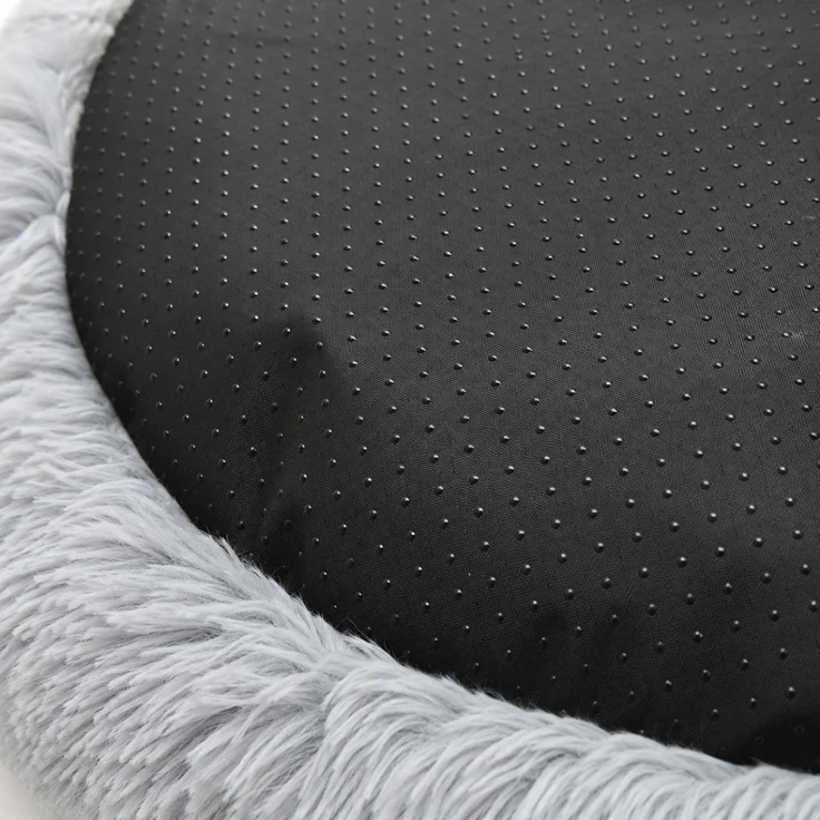 Hundebett Katzenbett 60 cm Durchmesser Haustierbett in Grau – Bild 4