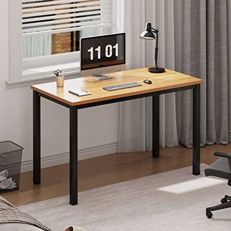 SogesHome Computertisch PC Schreibtisch 80 x 40 x 75 cm Büro Workstation für Home Office Verwenden Schreibtisch, Esstisch Konferenztisch AC3BB-8040-SH – Bild 2