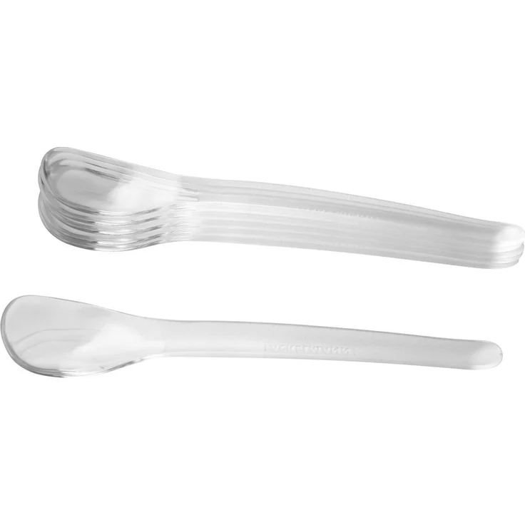 FACKELMANN Eierlöffel SAN Kunststoff 14cm transparent 6Stück – Bild 5
