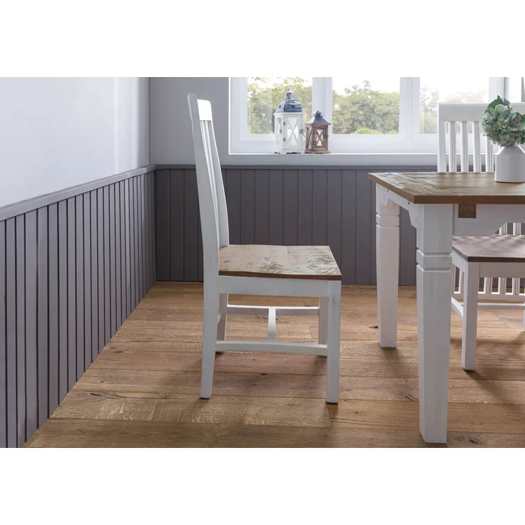 Stuhl Mango 45x51x108 weiß lackiert TOULOUSE #113 – Bild 3