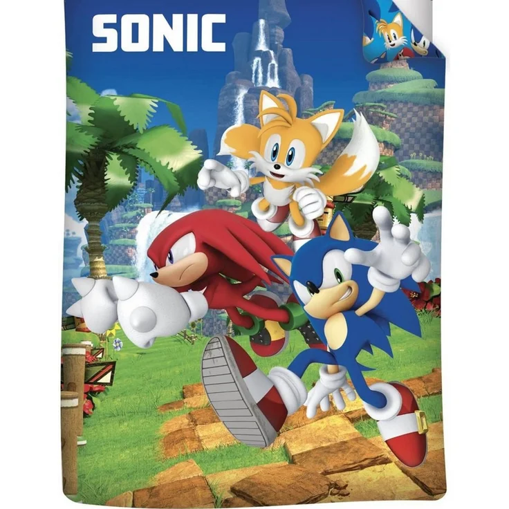 BrandMac Bettwäsche Sonic the Hedgehog - Wende-Bettwäsche im Doppelpack, 135x200 & 80x80, Baumwolle, 100% Baumwolle – Bild 4