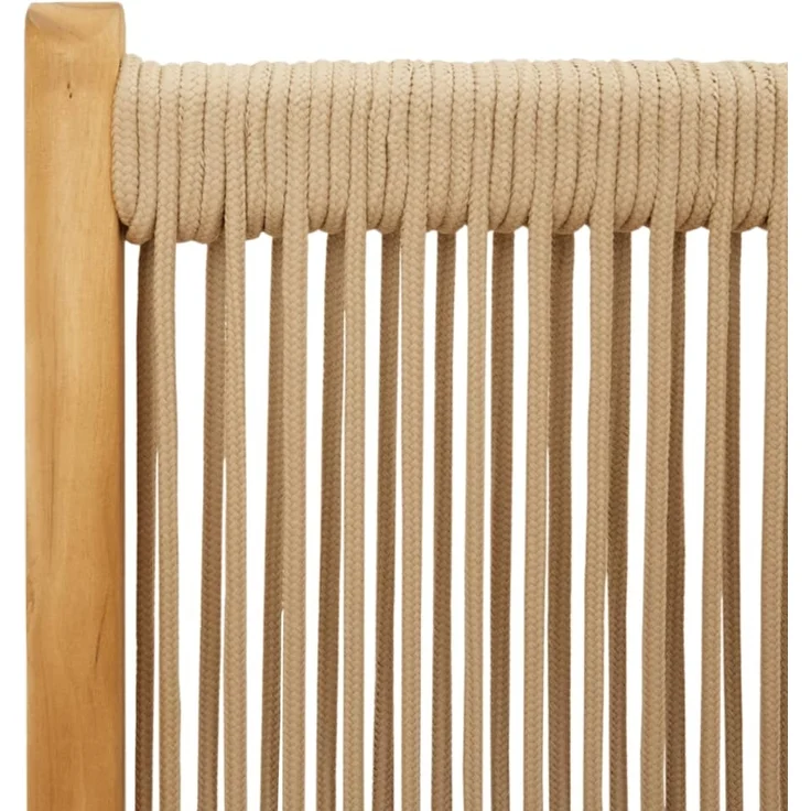 vidaXL Gartenstuhl Verstellbar 4 Stk. Beige Massivholz Akazie 3214535 – Bild 8