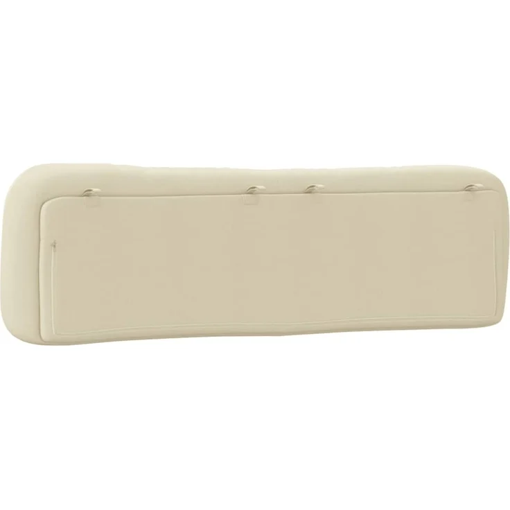 vidaXL Kopfteil-Kissen Creme 180 cm Stoff – Bild 3