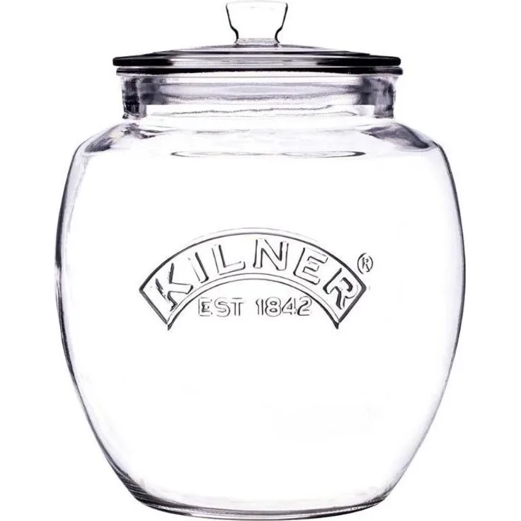 KILNER Vorratsdose KILNER Vorratsglas 'Universal', 2 l, Glas, Edelstahl, Silikon