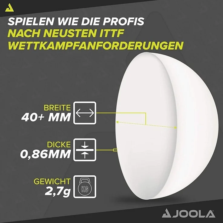 Joola Tischtennisball (Packung, 24er-Pack) – Bild 2