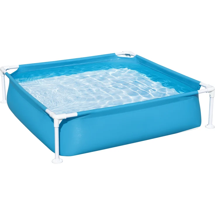 My First Frame Pool 122 x 122 x 30,5 cm, blau , eckig – Bild 1