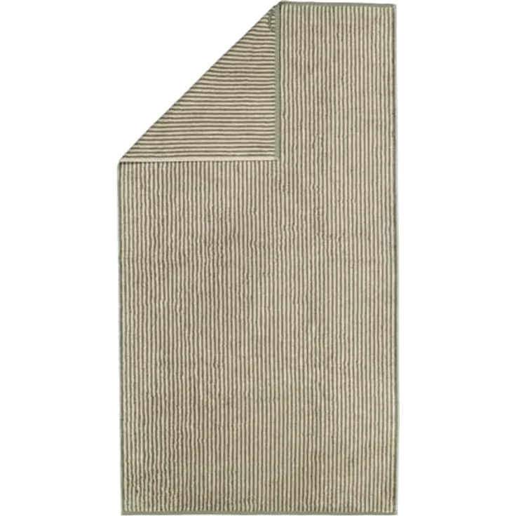 Cawö Duschtuch TWO-TONE STRIPE BL 80x150 cm grün Badetuch Handtuch Handtücher Saunatuch Strandtuch – Bild 6