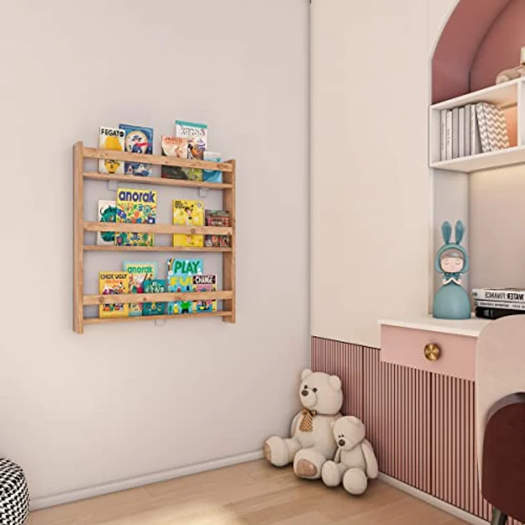 MID.YOU Mid.you Regal, Honigeiche, hängend, 70x80x10 cm, erhältlich in verschiedenen Holzdekoren – Bild 3