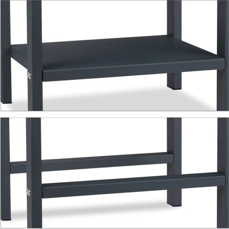 Kaminholzregal mit 2 Ablagen – Bild 7