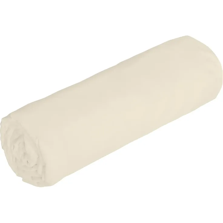 Vente-unique - Spannbettlaken - 160 x 200 cm - Satin 108 Fäden/cm² - Höhe 30 cm - Beige - TALORA von PALACIO