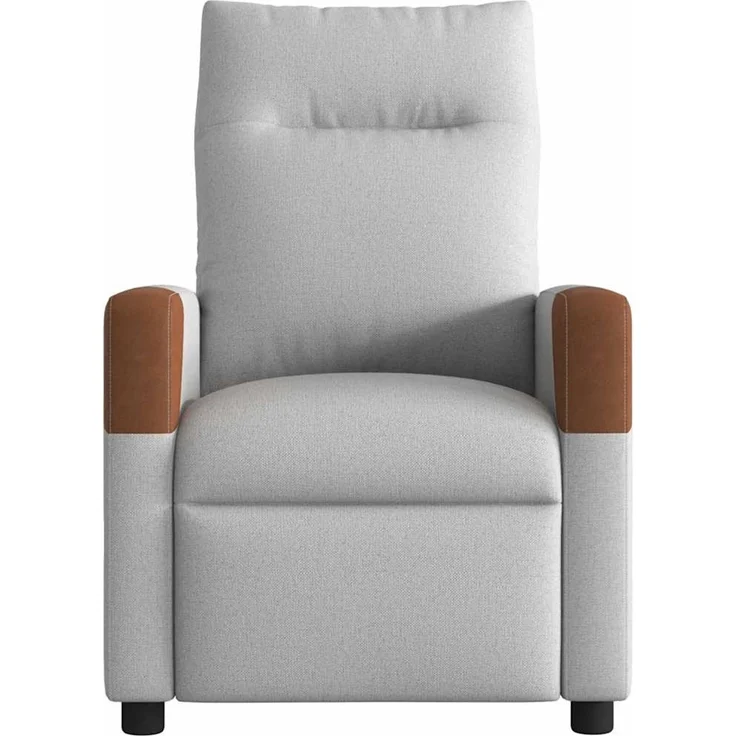 vidaXL Massagesessel Elektrisch Wolkengrau Stoff 3323997 – Bild 4