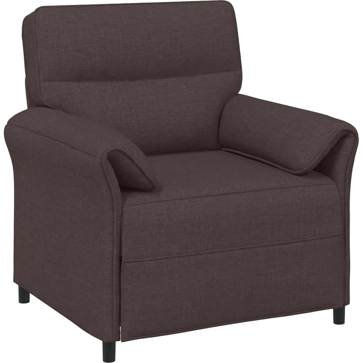 vidaXL Sofa Set 2 stk. Dunkelbraun Stoff 3424861 – Bild 3
