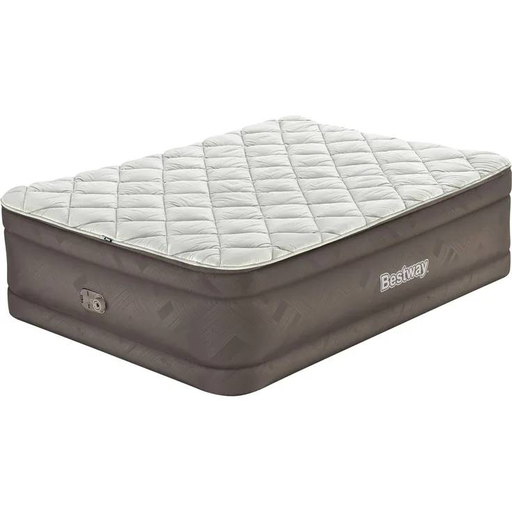 Fortech™ Doppelluftbett mit Reißverschlussbezug & integrierter Elektropumpe 203 x 152 x 51 cm