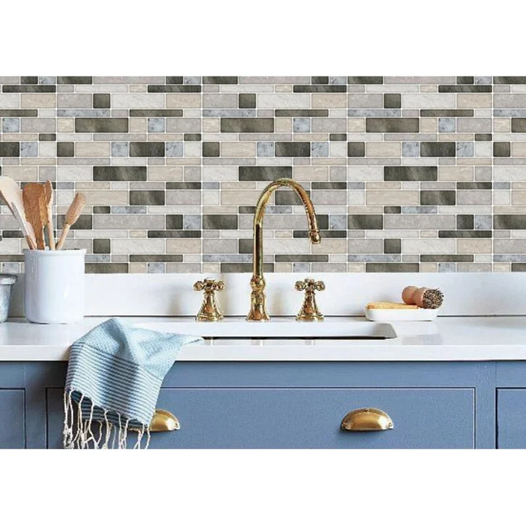 Fliesensticker "Mosaik" Wandsticker Wanddekoration Deko wohnen Heimwerker Set – Bild 11