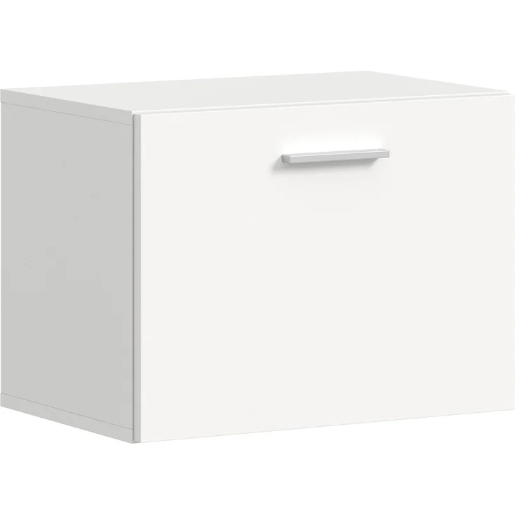 Garderobenschrank (B/H/T: 52x39x36 cm) in weiß Melamin
