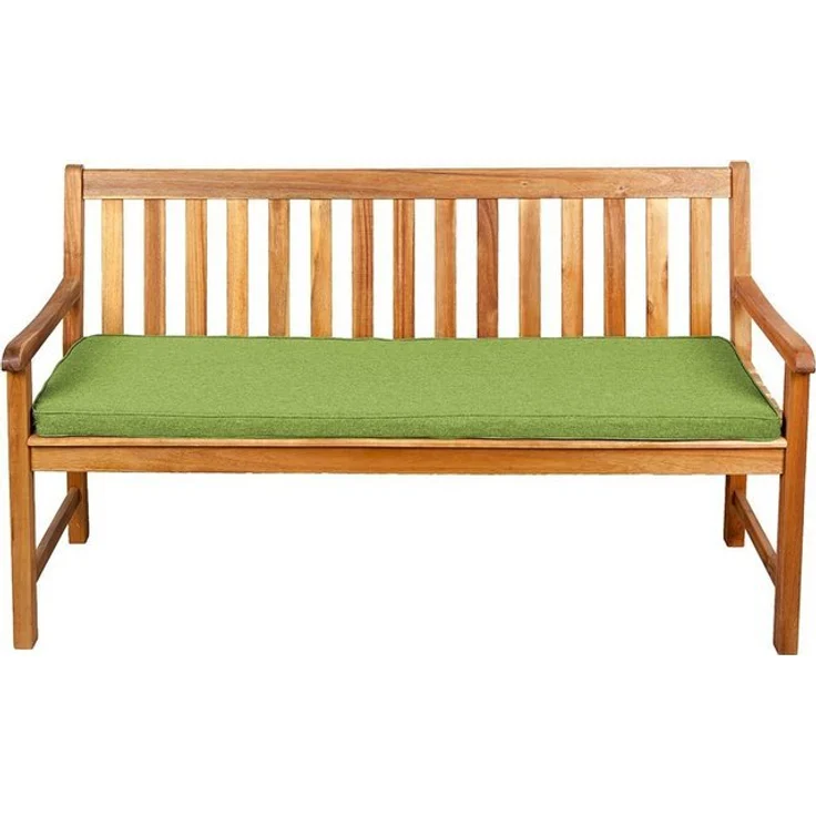 Gutekissen® Sitzkissen für Bank, Gartenschaukeln, Sitz, glatt. FK5 (100x30x5, Limette) – Bild 2