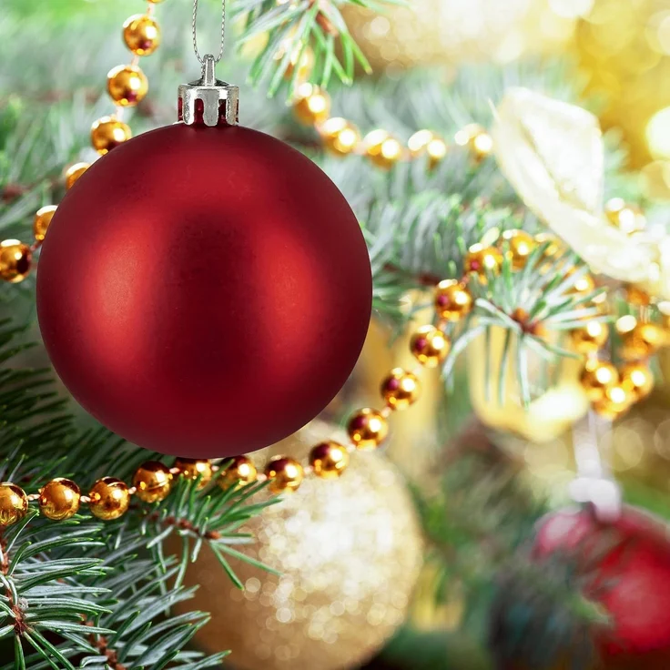 Relaxdays Weihnachtskugeln im 50er Set – Bild 2