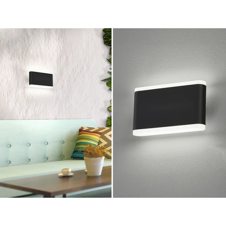 Fischer & Honsel 30559 LED Außenwandleuchte Scounce sandschwarz IP44 3000K – Bild 1