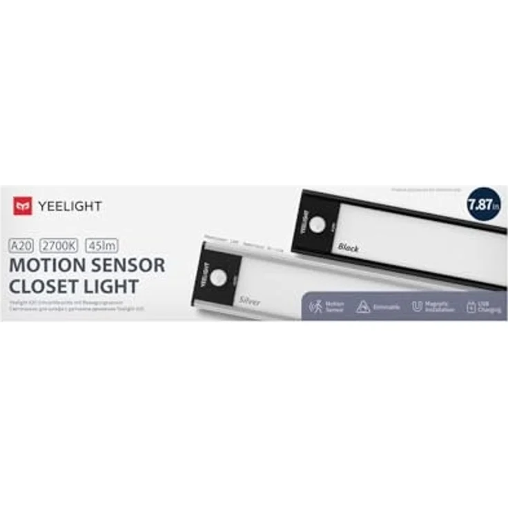 Yeelight YLCG002-B Schwarz Weiß Passiver Infrarot-Sensor (PIR) LED 1 2 W Warmes Glühen 2700 K – Bild 1