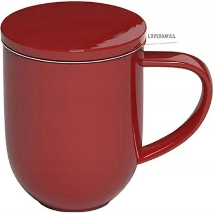 Loveramics Pro Arbata – 300-ml-Tasse mit Teesieb – Rot