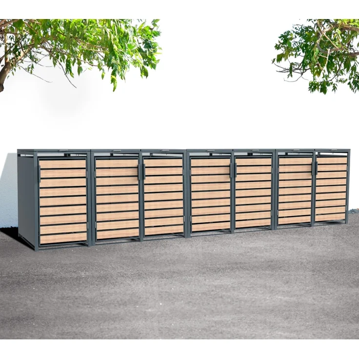 Westmann Metall Mülltonnenbox Lacina | 7x240 L |