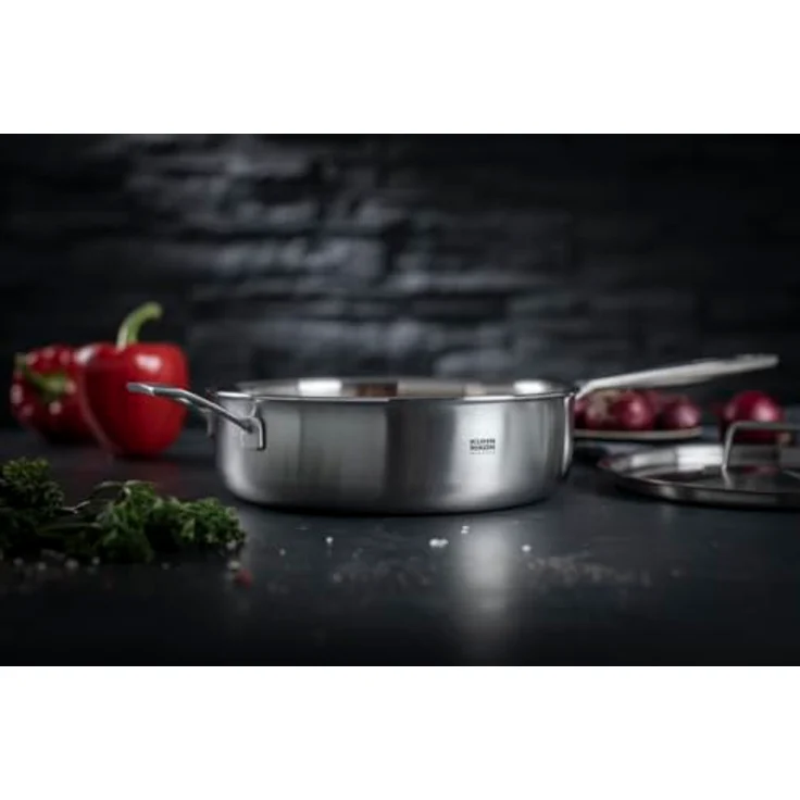 Kuhn Culinary Fiveply Schmorpfanne 28 cm Unbeschichtet – Bild 8