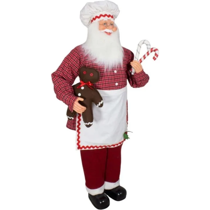 Konditor-Weihnachtsmann 120cm Santa mit liebevollen Details – Bild 2