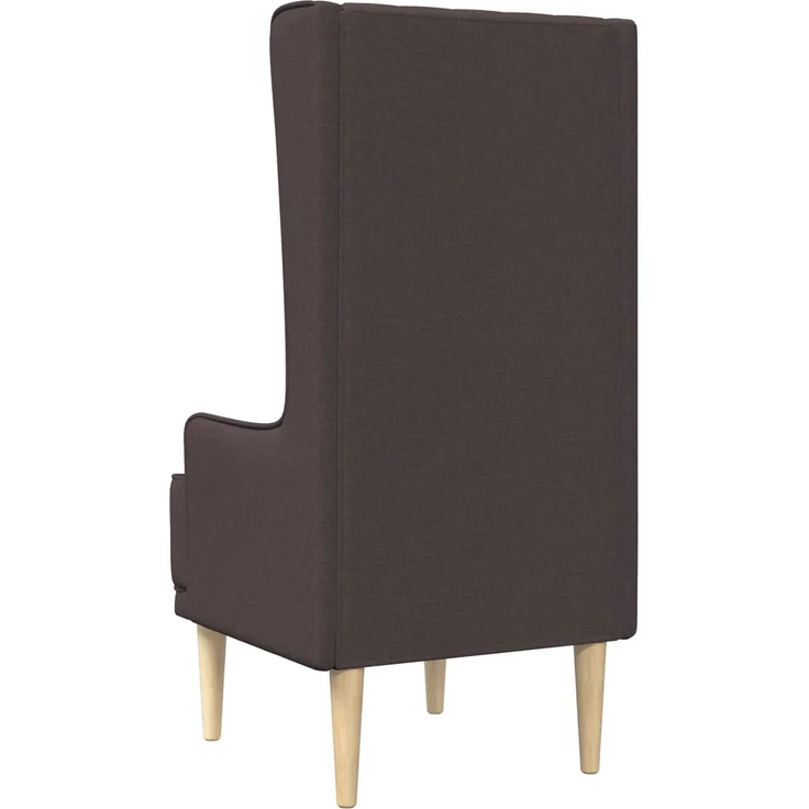 vidaXL Hochlehner Dunkelbraun Stoff 42042483 – Bild 5