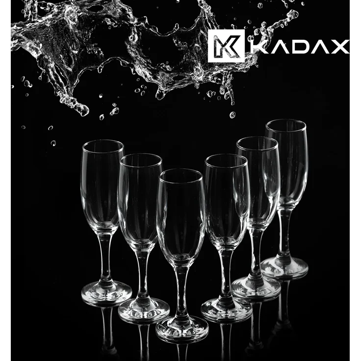 KADAX Champagnergläser Prosecco 190 ml 6-teiliges Gläserset – Bild 6