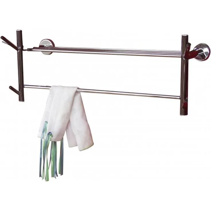 Wandgarderobe "Belinda" chromfarben