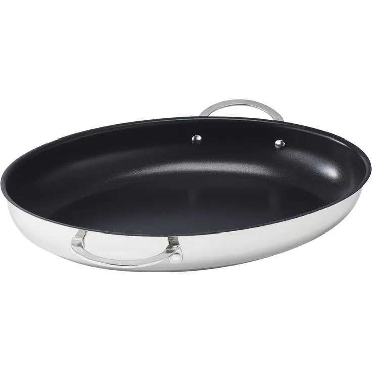 BEKA Fischpfanne Edelstahl, rostfrei, Länge: 380 mm, ø: 250 mm