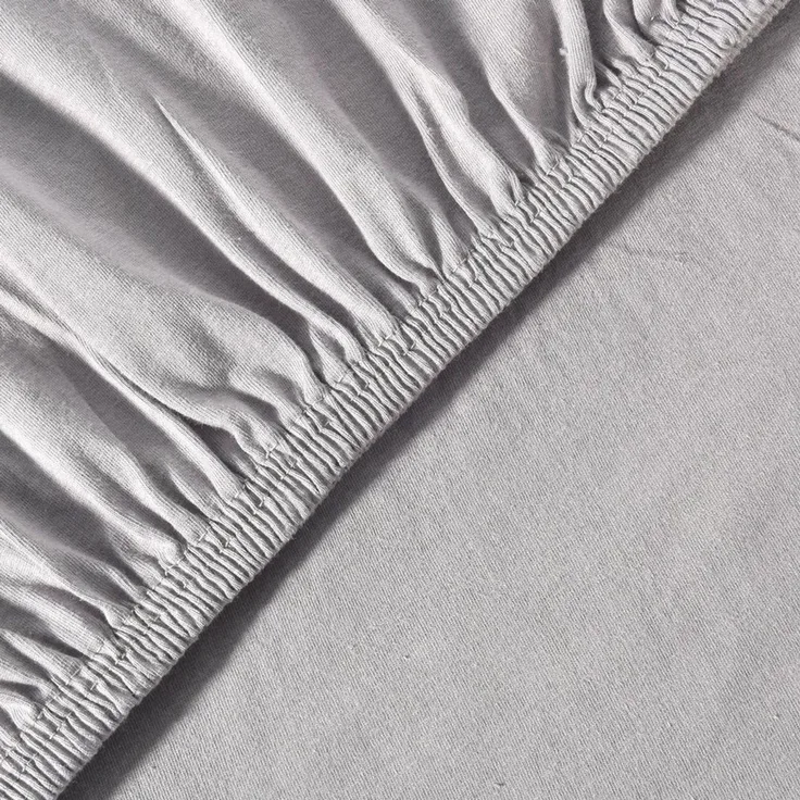 leevitex® Boxspringbett & Wasserbett Spannbettlaken | 100% Baumwolle | Markenqualität | Ökotex | 200x220 cm + 40 Steg - Grau