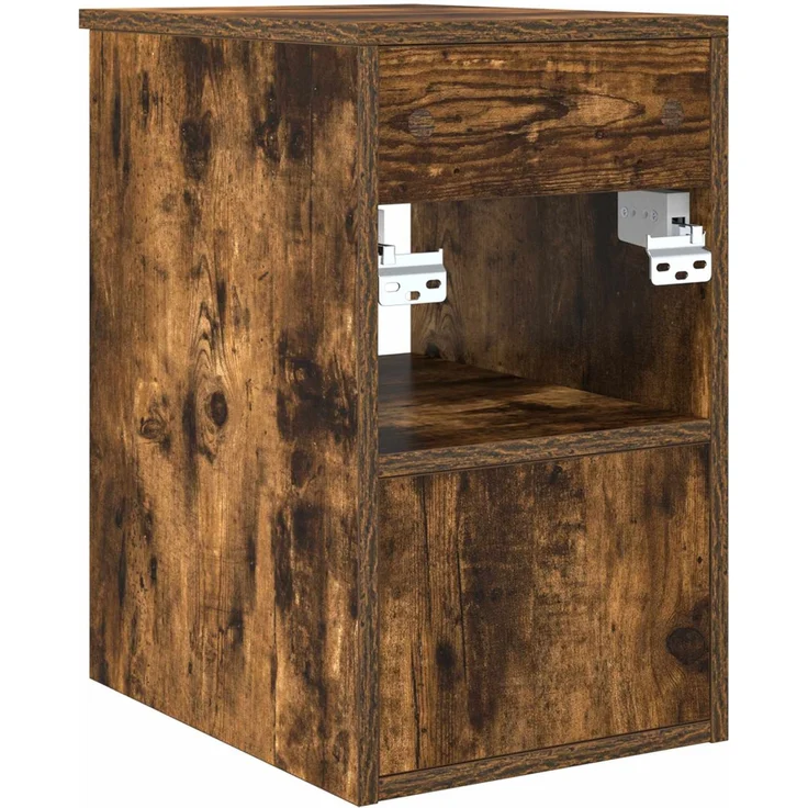 vidaXL Badezimmerschrank Geräucherte Eiche 30 x 41 x 50 cm 890346 – Bild 6