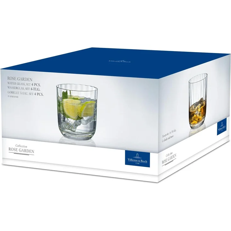 Villeroy & Boch Rose Garden Wasserglas 250 ml 4er Set – Bild 5