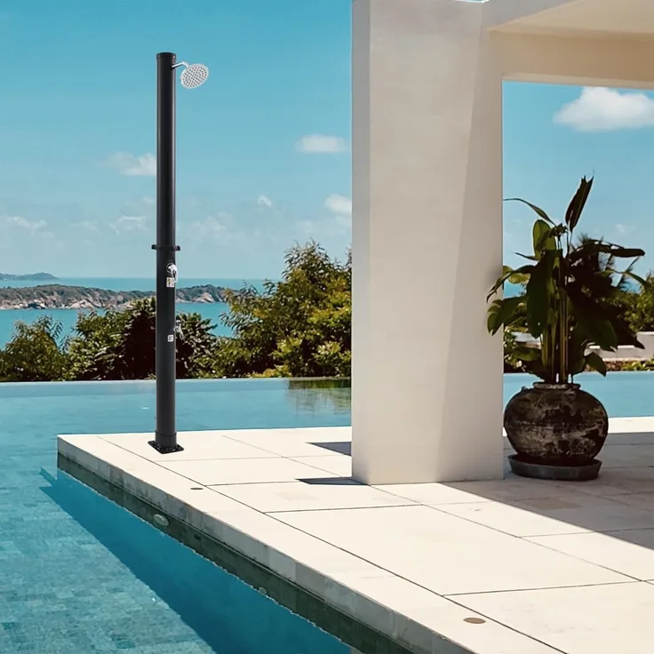 Solardusche Frerievn mit Fußdusche 215 cm 18L [casa. pro]