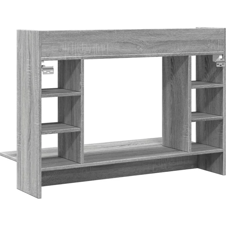 vidaXL Wand-Schreibtisch Grau Sonoma 105x48x75 cm Holzwerkstoff 847973 – Bild 5